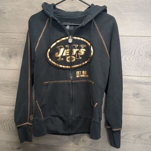 NFL proline NY Jets Zip Up Hoodie Women's Regular Size Small